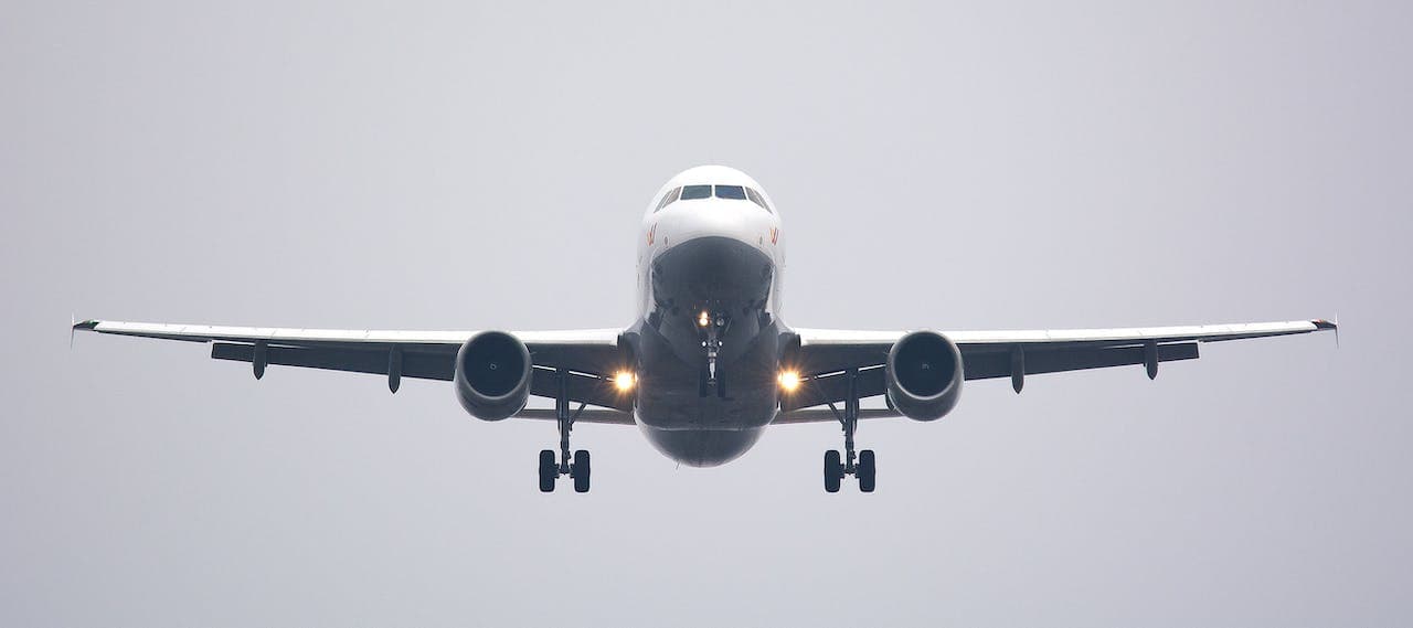 Pilogue Plane on a Runway